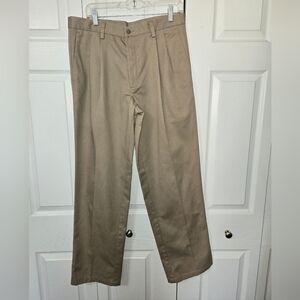 Dockers Tan Pants, Stretch Waistband With Beltloops, W33-L32, NWOT